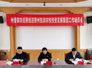 州委第四巡察组巡察东升国际官网公司巡察工作带头会召开